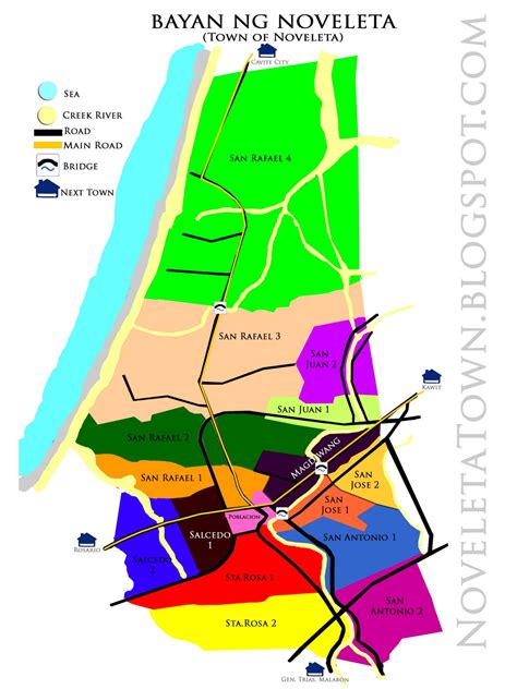 Noveleta Map .